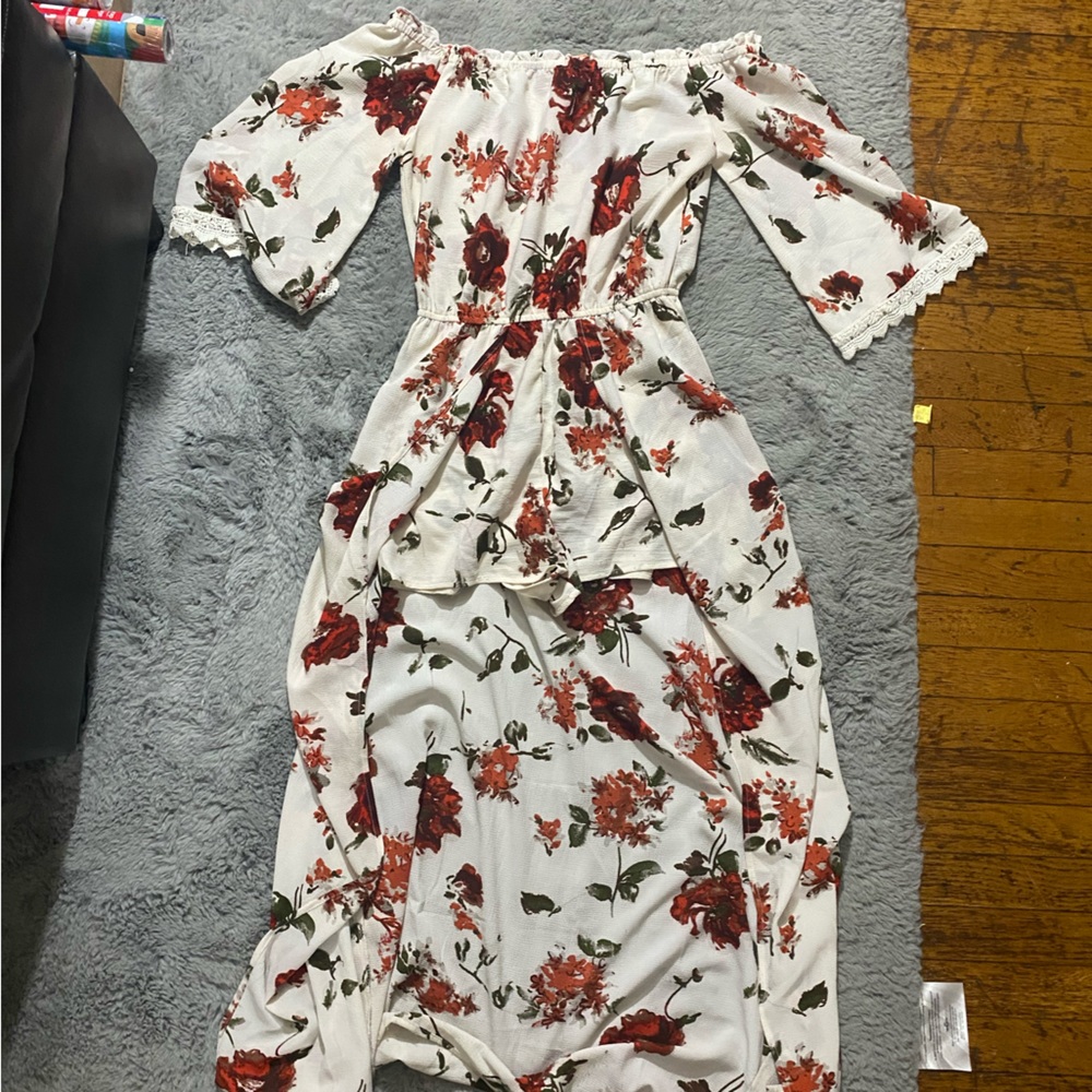 High low romper